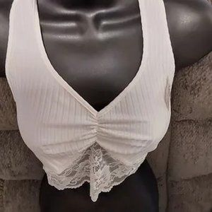 woman's size large halter top set {111}